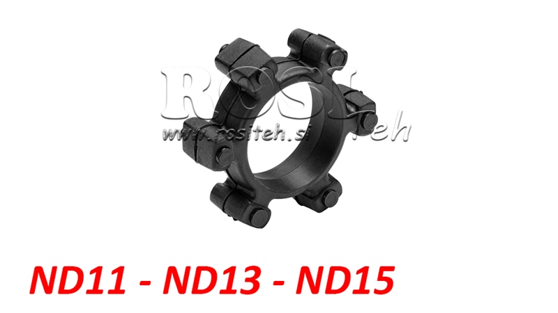 STJERNEKOBLING FOR GUMMIINNSATS ND11-ND13-ND15 (55mm)