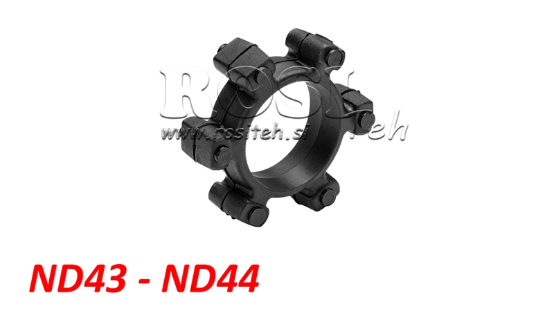 STJERNEKOBLING FOR GUMMIINNSATS ND43-ND44 (104mm)
