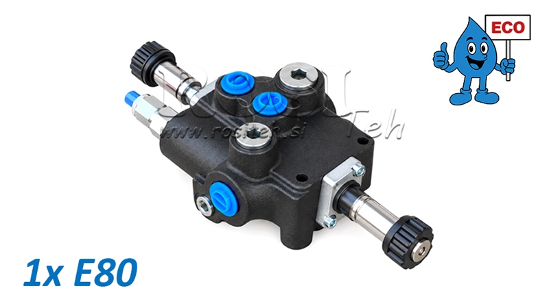 HYDRAULISK MAGNETVENTIL (UTEN SPOLER) – 1-SEKSJONS RETNINGSVENTIL 1xE80 ECO