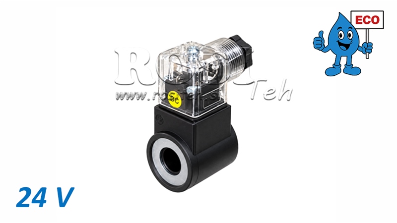 24V MAGNETSPOLE FOR HYDRAULISK MAGNETVENTIL R80-EO ECO
