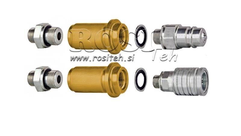 SNABBKOPPLING HANDTAG MARKERING M22-1/2 GUL