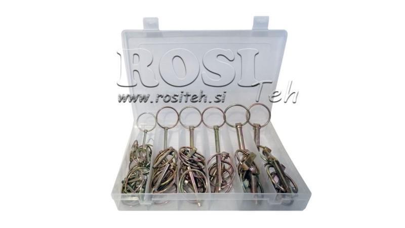 SATS MED TRAKTORSÄKERHETSRUNDKLIPS (50 st)