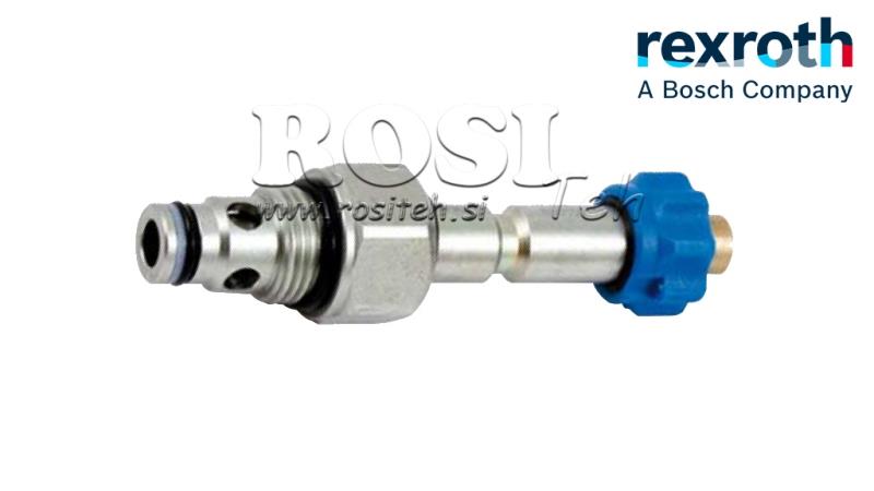 CONTROLER ELECTROMAGNETIC HIDRAULIC DESCHIS PENTRU VALVĂ 2-WAY REXROTH 3/8 40-LIT