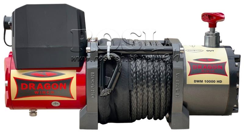 12 V VITĂ ELECTRICĂ DWM 10000 HD - 4536 KG - SÂRMĂ SINTETICĂ