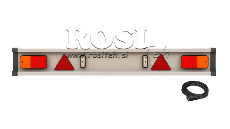 ANHÄNGER-STOßFÄNGER MIT LEUCHTEN 2150MM