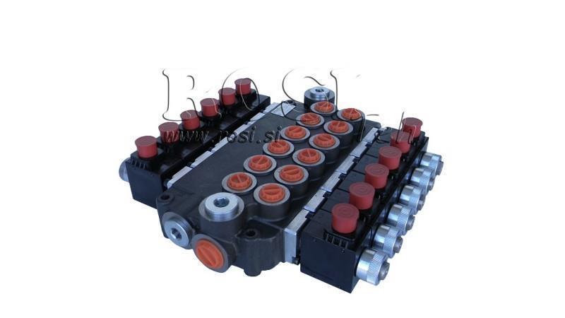 VANNE HYDRAULIQUE 6xZ80 12V CC