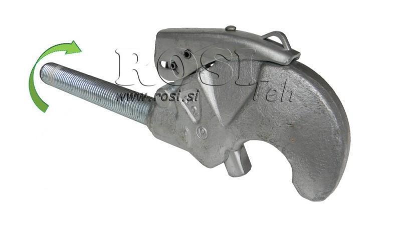 gancio filettato automatico categoria 2 per dispositivo di traino M36x3