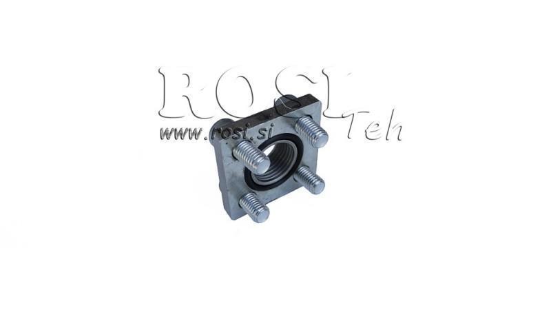 CONEXIUNE ȚEAVĂ 3/8 - FLANȘĂ PLATĂ fi 30