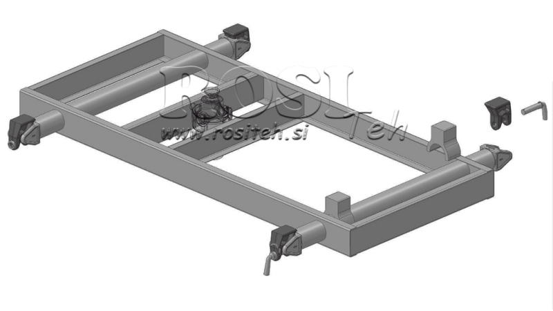 SET NOSILCEV ZA CILINDRU TELESCOPIC BASCULATOR KESON VILIČASTI