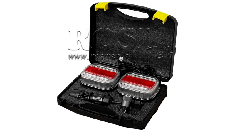 KOMPLET LED MAGNETNIH LUČI - BREZŽIČNA 12/24 V CANBUS