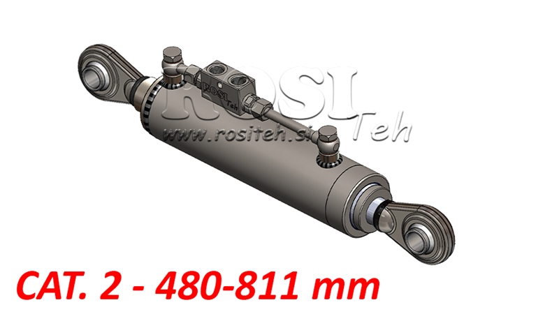 TELESKOPSKA HIDRAVLIČNA POTEZNICA STANDARD - 2 KAT. 480-811mm (45-95HP)((25,4/25,4)