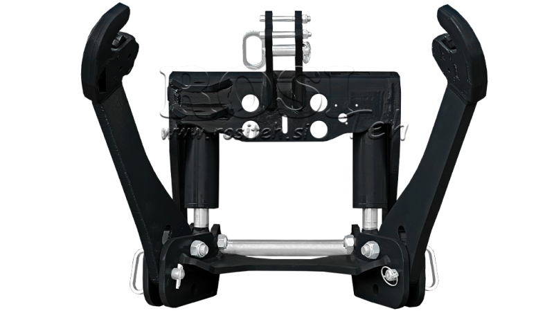 FRONT HYDRAULIKK UNIVERSAL KIT 2KAT FOR TRAKTOR 1500KG SVART (RAL 9005)