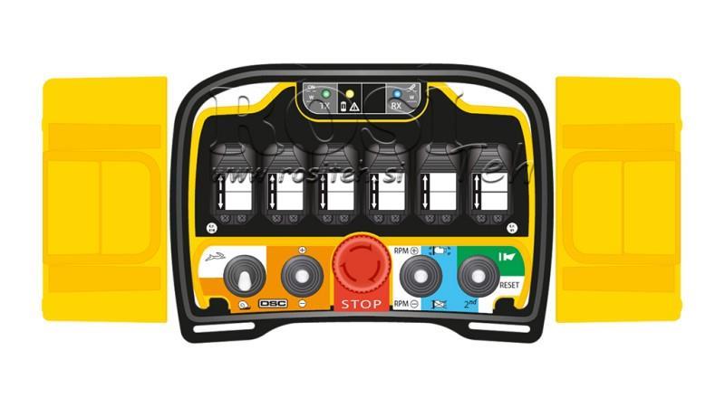 CONTROL REMOT RADIO - PROPORȚIONAL - ZEUS2 M6 10019 Standard