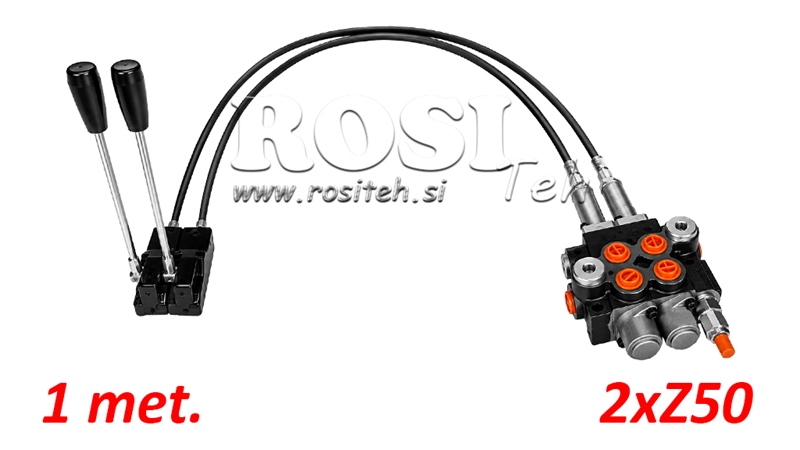 KIT 2xZ50 + JOYSTICK 1 POSISJON L1000