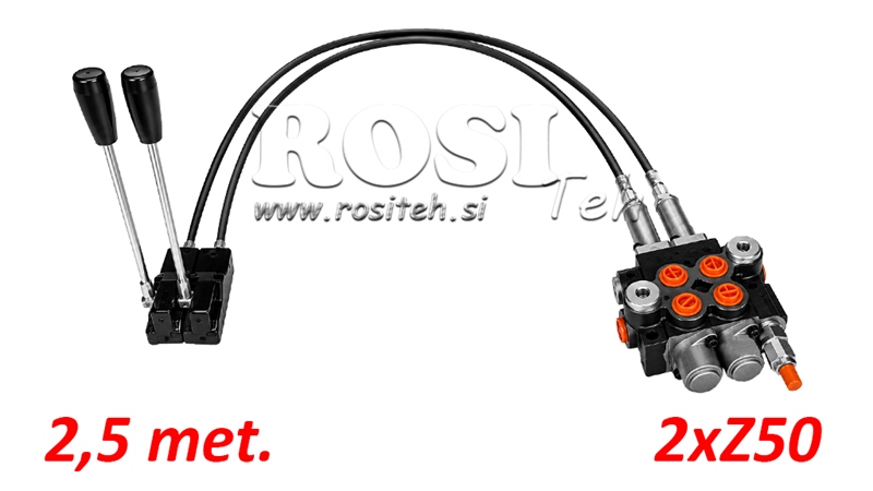 KIT 2xZ50 + JOYSTICK 1 POSISJON L2500
