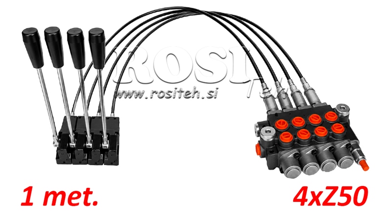 KIT 4xZ50 + JOYSTICK 1 POSISJON L1000