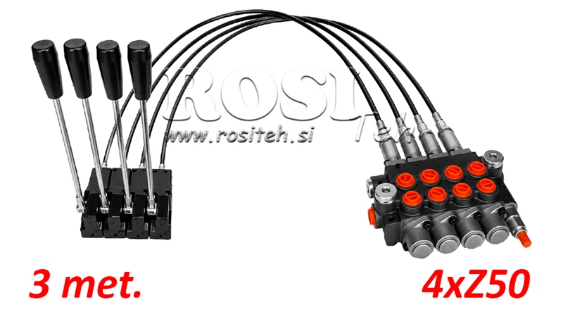 KIT 4xZ50 + JOYSTICK 1 POSISJON L3000
