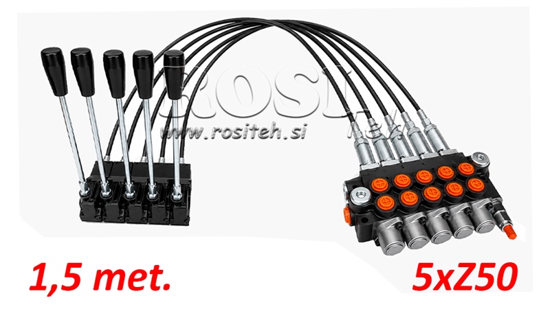 KIT 5xZ80 + JOYSTICK 1 POSISJON L1500