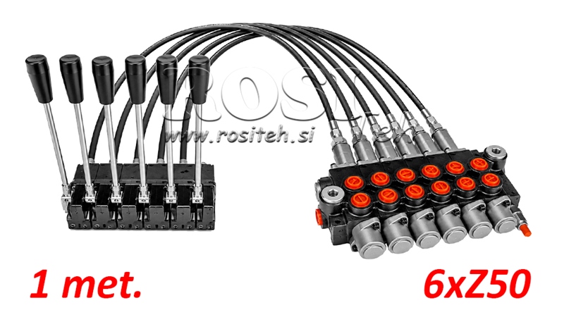 KIT 6xZ80 + JOYSTICK 1 POSISJON L1000
