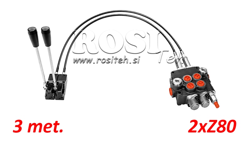 KIT 2xZ80 + JOYSTICK 1 POSISJON L3000