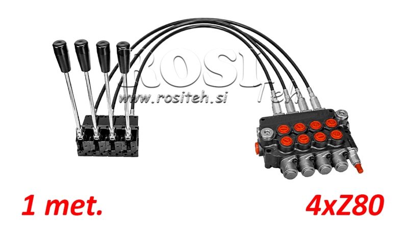 KIT 4xZ80 + JOYSTICK 1 POSISJON L1000