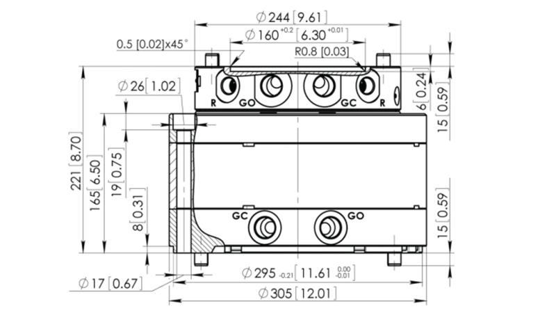 ROTATOR HIDRAULIC CPR9-01 33000-9000 KG