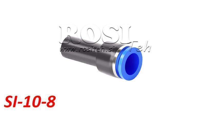 PNEUMATISK PLUGG REDUSER KOBLER TPA UTEN GJENGER SI-10-8