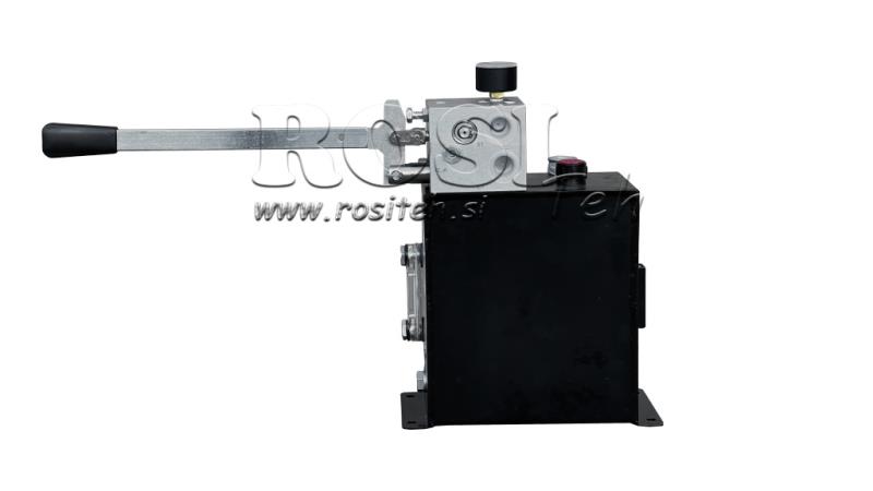 VALVĂ AUTOMATĂ HIDRAULICĂ RVBR PENTRU CILINDRU CU SPRINGĂ CU REZERVOR ȘI MÂNER DE URGENȚĂ