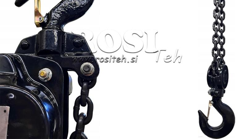 MACARA CU LANȚ - WINCH 3Ton x 3m