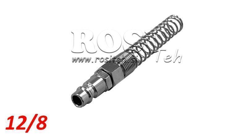 CUPLAJ PNEUMATIC RAPID MALE SPRING 12/8 - DN7.2