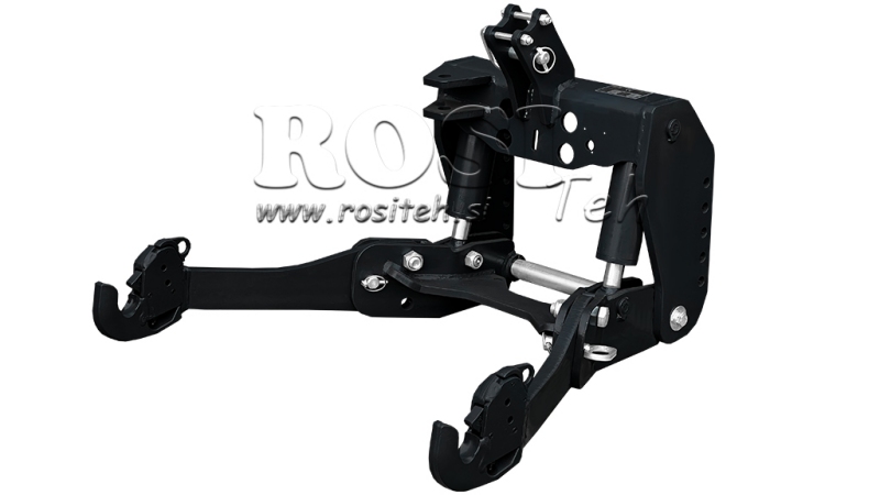 FRONT HYDRAULIKK UNIVERSAL KIT 2KAT FOR TRAKTOR 1500KG SVART (RAL 9005)