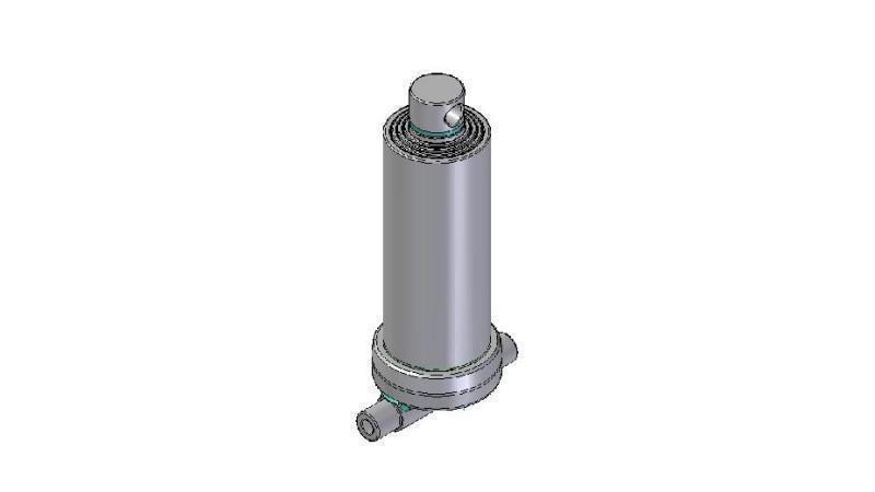 4545F -CILINDRO TELESCÓPICO INFERIOR – ORIFICIO 4 GRADOS RECORRIDO 1490 FI 170