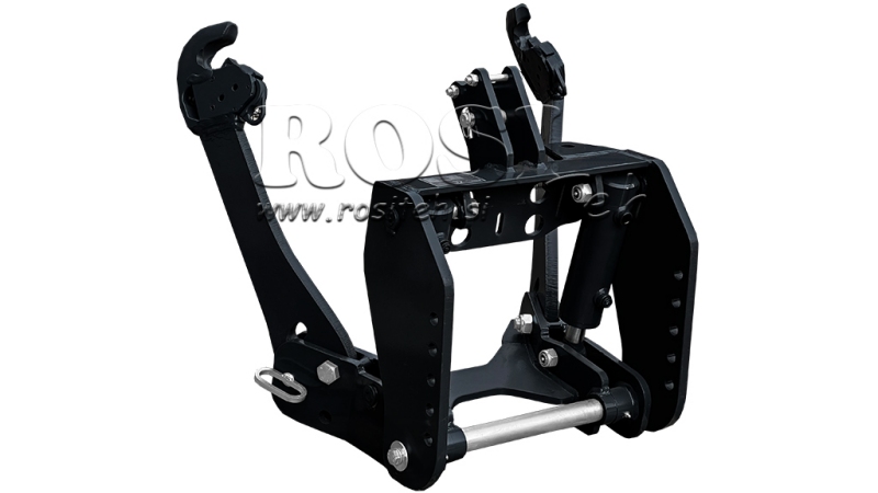 FRONT HYDRAULIKK UNIVERSAL KIT 2KAT FOR TRAKTOR 1500KG SVART (RAL 9005)