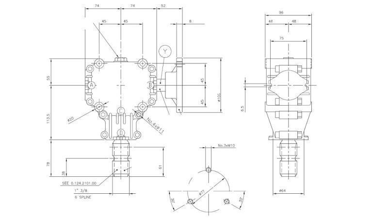 RÉDUCTEUR D'ANGLE POUR SCIE CIRCULAIRE DROITE