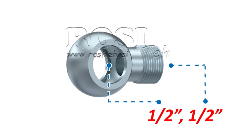 HYDRAULIK AUGENANSCHLUSS 1/2-1/2