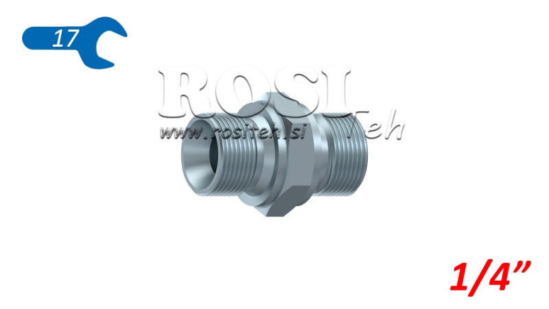 VÁLVULA HIDRÁULICA DUAL BSP 1/4