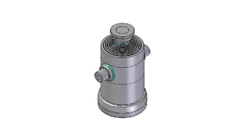8034S -TELESCOPISK CYLINDER STANDARD/BOLL 8 STEG SLAG 2780 DIAMETER 270