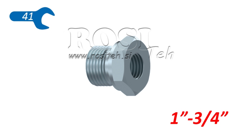 ADAPTER HYDRAULICZNY MĘSKI-KOBIECY 1-3/4
