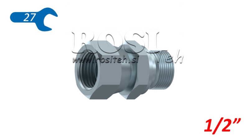 ХИДРАВЛИЧЕН ДВОЕН КЛЮЧ С ВРЪТЛИВ НУТ 1/2