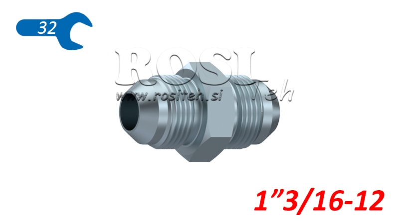 VANĂ HIDRAULICĂ DUALĂ JIC74° 1”3/16-12 1”3/16-12