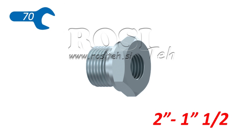 ADAPTER HYDRAULICZNY MĘSKI-KOBIECY 2- 1 1/2