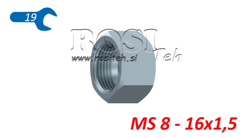 ХИДРАВЛИЧНИ ГАЙКИ ЗА МЕТАЛНИ ТРЪБИ MS 8 - 16X1.5