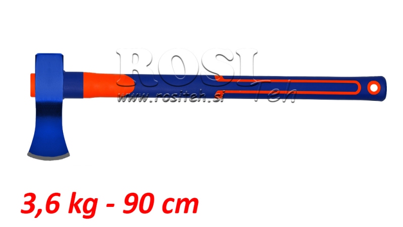 VEDKLØYVINGSØKS MED KARBONHÅNTAK - A621 3,6 kg - 90 cm