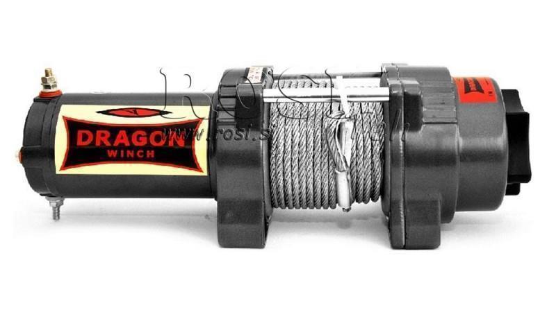 WINCH ELECTRIC 12 V DWH 3500 HD - 1588 kg
