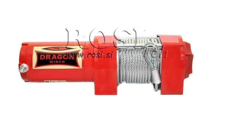 WINCH ELECTRIC 12 V DWM 3500 ST - 1588 kg