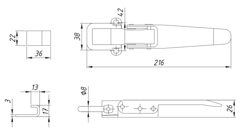 SIDELUKKING TYPE OCCHIO ECO