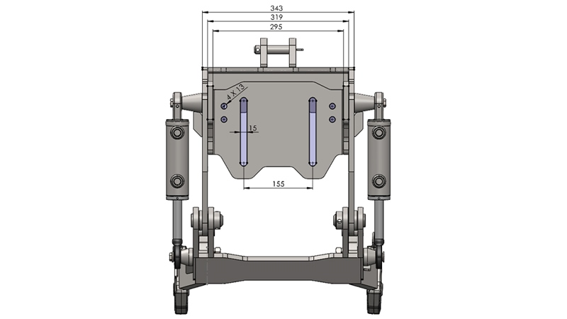 UNIVERSALE FRONTHYDRAULIK CAT. 1 - PROFI AUTOMATIC FÜR TRAKTOR 800 KG