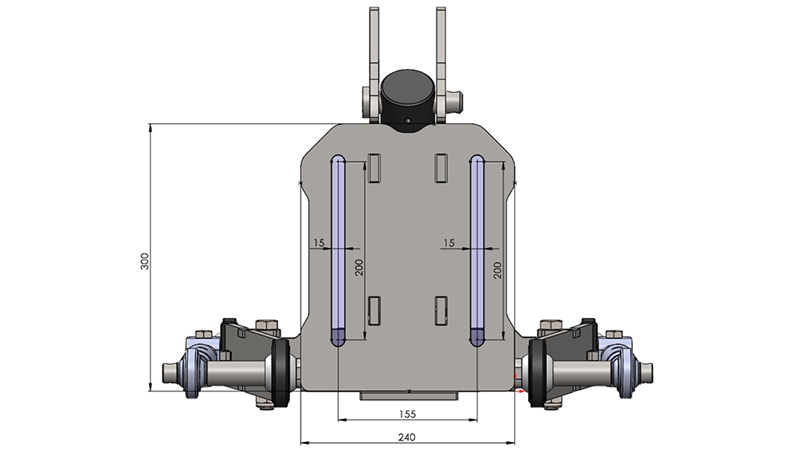 FRONT HYDRAULIKK UNIVERSAL KIT CAT. 1 - ECO FOR TRAKTOR