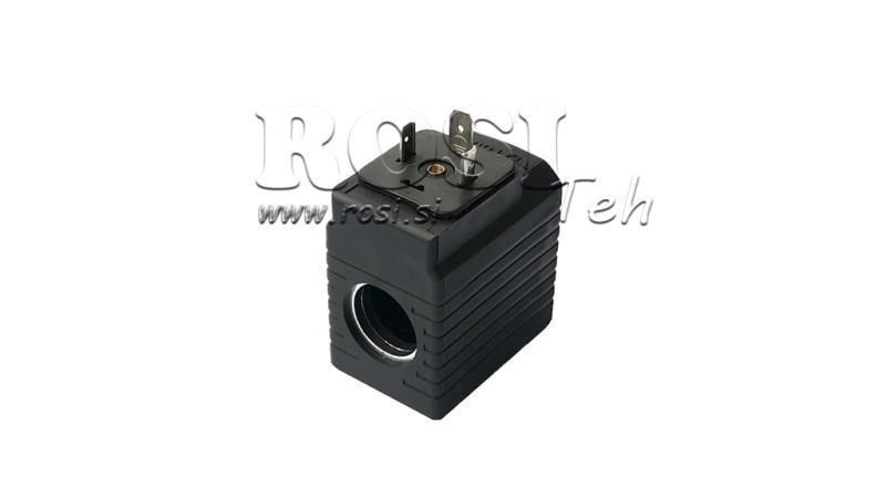 BOBINA ELECTROMAGNÉTICA 12V DC - YE45 - fi 19.2mm-50mm 30W IP65