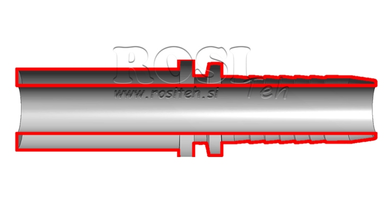FURTUN HIDRAULIC DE CONEXIUNE DREPT DN5-d.6